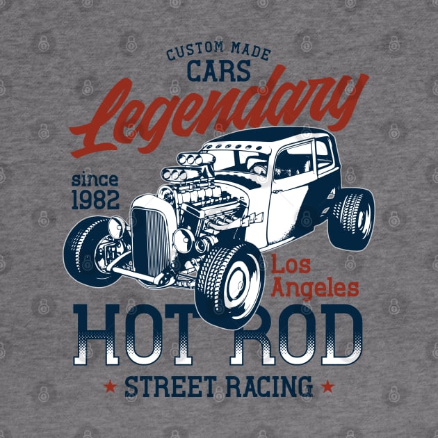 Hot Rod Street Racing Los Angeles by Verboten